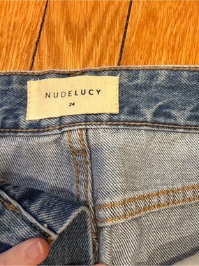 Nude Lucy Washed Light Blue Bootcut Jeans